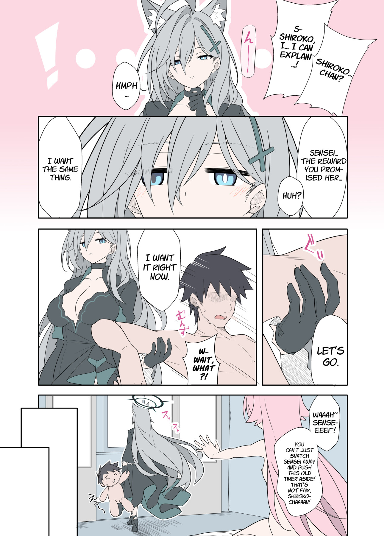 Hentai Manga Comic-Shiroko Terror Demands a Reward-Read-9